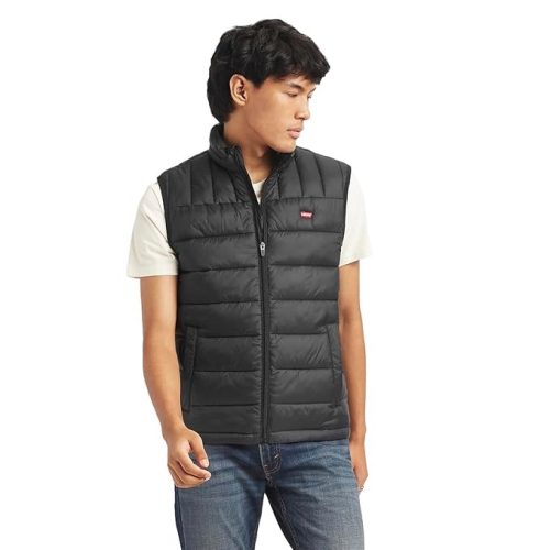 puffer jacket half sleeve